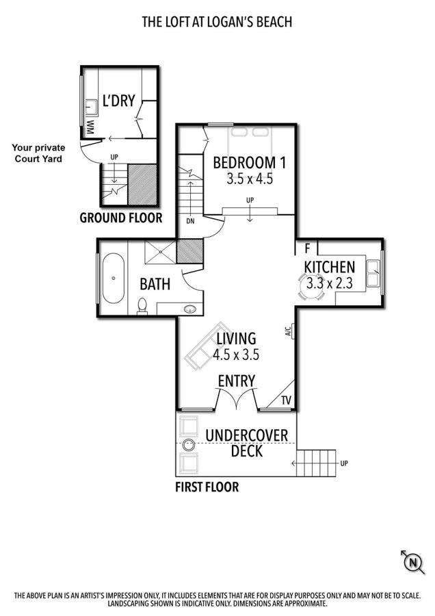 Logans Beach Apartments - The Loft วอร์นามบูล ภายนอก รูปภาพ